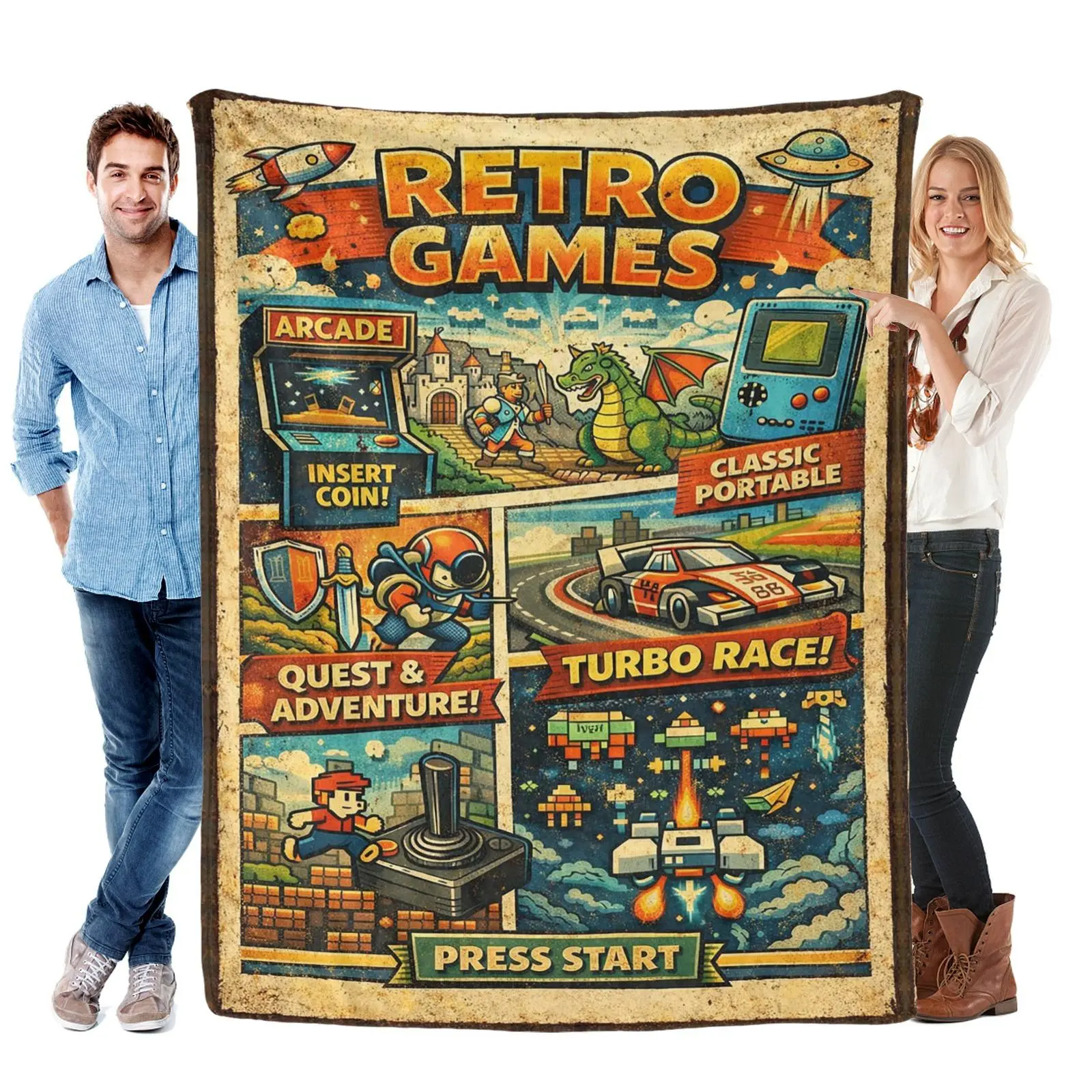 80s arcade carpet - TikTok Shop