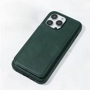 Multifunctional Phone Case with Card Slot, 1 Count Shockproof Phone Protective Cover, Phone Accessories Compatible with iPhone 15 15 Pro 15 Plus 15 Pro Max