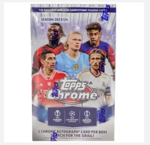 2023-24 Topps Chrome Soccer UEFA Club Competition Hobby Trading Cards LV