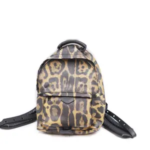 Pre-owned Louis Vuitton Canvas Backpacks Wild Animal Print Palm Springs PM Backpack FL2166 (LV9703)