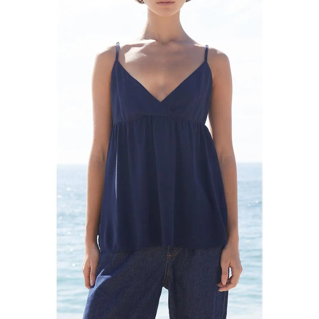 John Galt Women's Blue Edith Tank Top