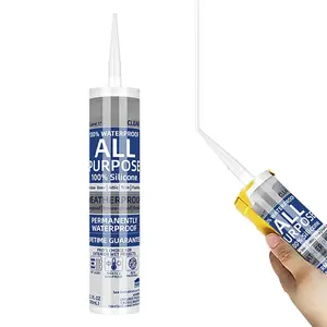 Clear  Sealant, -Purpose    Caulk, Adhesive Caulking Tool for Indoor & Outdoor Windows, Aquarium, Bathroom Auto Leak Seal, 10.1 oz , 1 Packs (1)