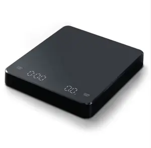 Smart Coffee Scale with Timer - Invisible LED Display Accurate to 0.1g - Espresso & Pour-Over Coffee Scale