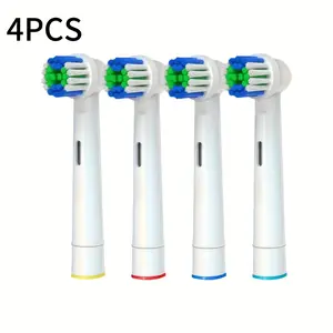 Replacement Toothbrush Heads Compatible Oral B Pro Series, Soft Bristles Gentle Cleaning Essential Dental Care Hygiene Family Use Replaceable Brush Heads