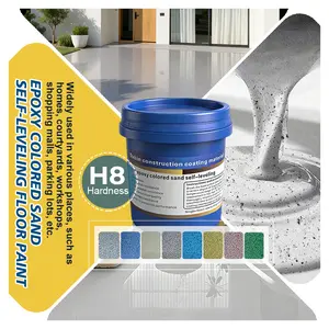 Create an Ideal Floor for Your Home Epoxy Color Sand Coating Super Convenient Epoxy Floor Paint Easy Operation