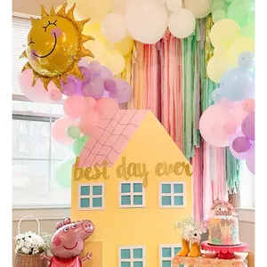Pastel Rainbow Balloon Garland
