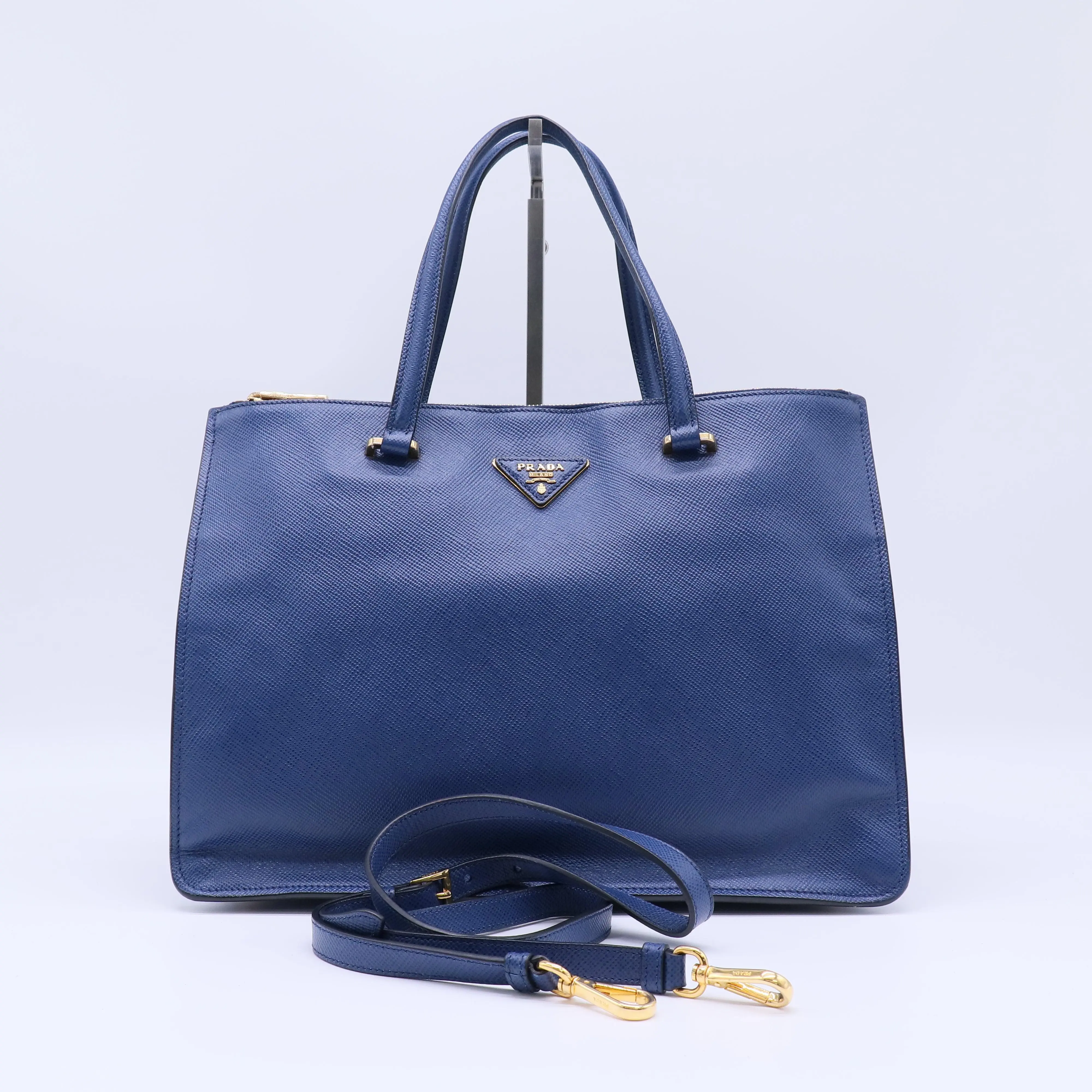Pre-owned PRADA Leather Tote Bags Galleria Tote Bag B22328