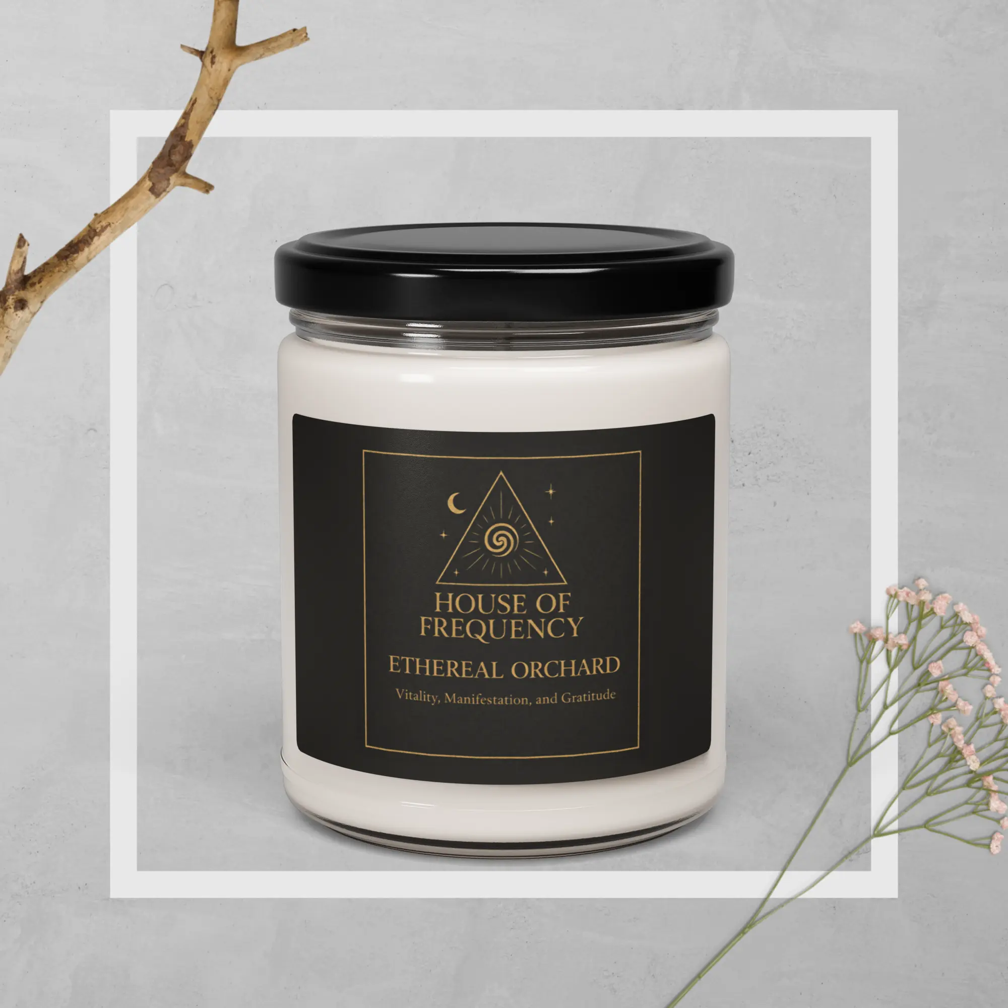 ETHEREAL ORCHARD (MANIFESTING CANDLE)￼