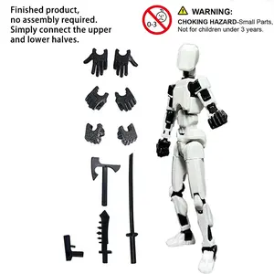 New Version Upgraded Lucky Doll 13, Jointed Action Figure Toy, Third Generation DIY Stress Relief Doll, No Assembly Required, Jointed Design