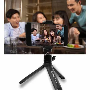 Portable Phone Tripod, Flexible Mini Phone Tripod, Desktop Phone Holder, Phone Accessories for Live Streaming, Vlogging, Video Recording, Selfie