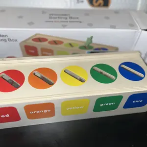 25 Counts Colorful Shape Blocks Set with 12 Educational Cards for Color Recognition, Early Learning Fine Motor Skills Shape Sorter Toy, Logic Matching Game #GLOBAL PICKS