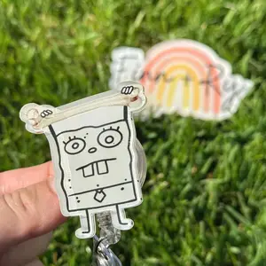 Doodle Bob Bone-Orthopedics, Nurse badge reel, RN, MD, medical, healthcare, work accessory, Ortho