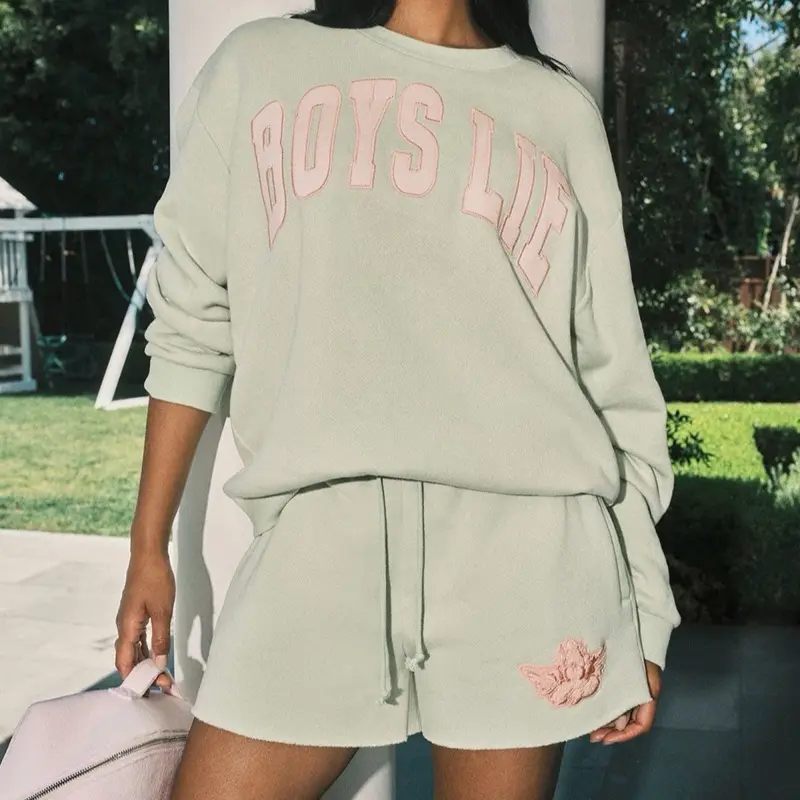 Mint Razzle Dazzle V4 Kara Crewneck