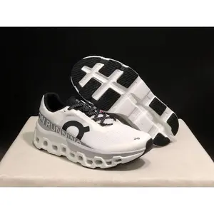 Men Women Cloudmonster 2 Cushioned Running Shoes, Giant Cloud Modules Excellent Shock Absorption Athletic Sneakers for Long-Distance Training & Daily Workout