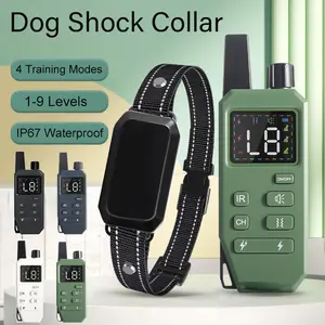 2600Ft Dog Shock Collar ,Dog Training Collar with Remote Innovative IPX7 Waterproof with 4 Training Modes, Rechargeable Electric Collar for All Breeds