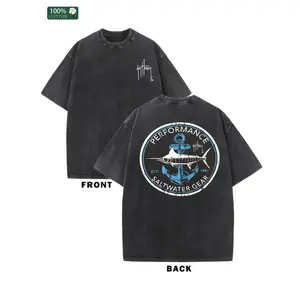 Creative Pattern Printed Men's T-Shirt, Vintage Distressed Men's Top, Round Neck Short Sleeve, High-Quality Heavy Washed Men's T-Shirt, Soft Comfortable Breathable, Street Retro Fashion Trend Men's Clothing