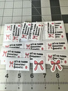 Personalized Social Media Username Stickers