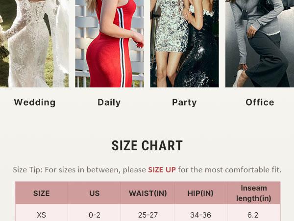 FeelinGirl Tummy Control Butt Lifting Seamless Shapewear Shorts For Women High Waisted Body Shaper Underwear Panty Smooth Under Dress Shapewear