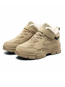 Boys' Winter Shoes, Unisex Boots, Warm Fleece Outdoor Winter Boots, Anti-Slip Soft Short Boots for Cold Winter, High Top Boots