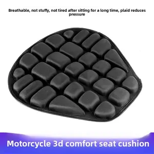 Motorcycle Shock Absorbing Seat Pad Pedal, Long Distance Breathable Soft Saddle Seat Cushion, Eva High Foaming Comfort Motorcycle Seat