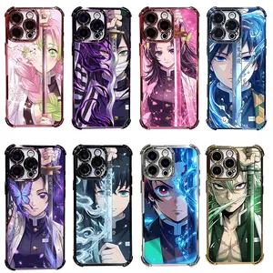 D-Demon S-slayer Phone Case Nichirin Blade Phone Cases for iPhone 17 Air 16 Pro Max 15 14 Plus 13 12 11 Anime Fan Gift Protective Cover