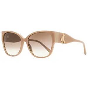 Jimmy Choo Butterfly Shay Sunglasses KONHA Nude Glitter 58mm