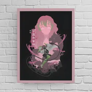 Mitsuri Kanroji - Demon Slayer - Love Hashira - Kimetsu no Yaiba Art - Anime Gift - Hashira Poster - Manga Aesthetic