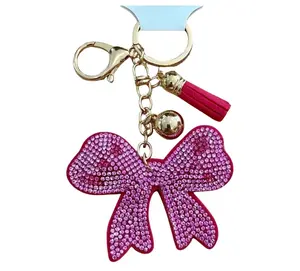 Bling Bag Charm with Keychain, Fashion Accessory for Keys, Purse, Backpack decor keychain bag