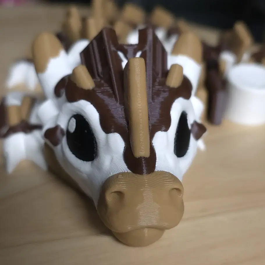 S'mores Dragon - 3D Printed