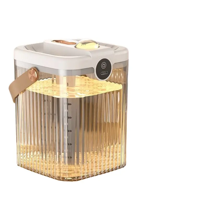 USB-Powered Nano Mist Humidifier - Rectangular 12*19cm Mini Air Purifier, Quiet Operation, Large Capacity, Cool Mist, USB Port Compatible, Baby-Safe, Sleep Aid, Keeps Space Fresh for Bedroom, Students Use
