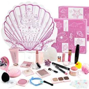 Color Nymph Makeup Advent Calendar Blind Box, 24 Days Advent Calendar Christmas Day Birthday Makeup Gift Sets for Beauty Cosmetics Kit For Teens Girlfriend Girls Surprise Holiday Gift,Lipstick Eyeshadow Lipgloss Eyeliner Lipliner Blush Highlighter (Pink)