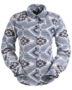 Outback Trading Co Women's Co. Eleanor Southwestern Fleece Shacket - 42185-Plus