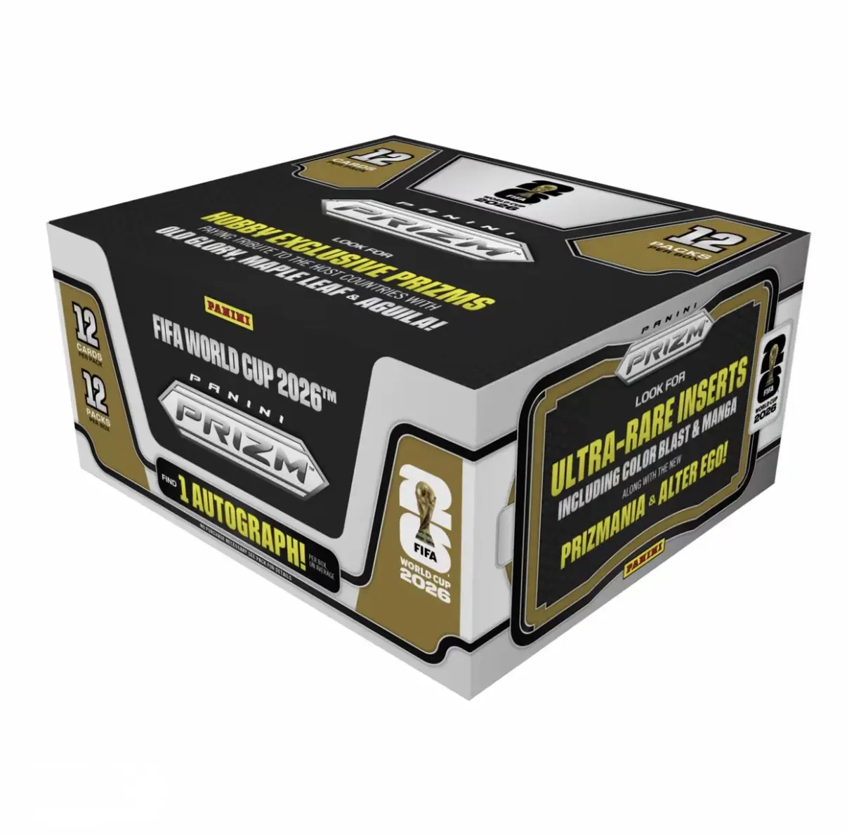 2026 Panini Prizm FIFA World Cup Hobby Box, Factory Sealed