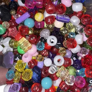 Multicolored Pony Bead Mix Standard for Crafting Jewelry Making Durable Lightweight Plastic with Smooth Edges Large Center Hole Ideal for Kids Crafts Kandi Bracelets Keychains Hair Accessories and DIY Projects
