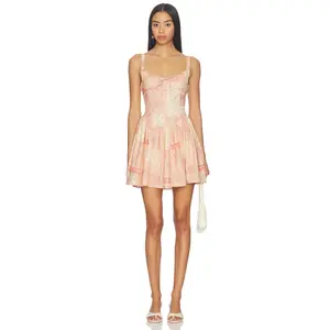 Agua Bendita x REVOLVE Spring Mini Dress in Pink