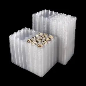 200 Pack Quail Egg Cartons, Clear Plastic Quail Egg Trays, Holds up to 12 Quail Eggs Securely - Your Ultimate Small Eggs Carton Holders for Bulk Storage and Display