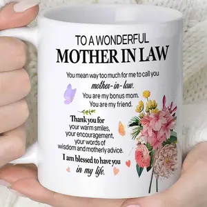 2026  1pc of a Unique And Delightful Coffee Mug for Mothers-In-Law, Suitable for Juice As Well, with a Capacity of 11 Ounces Or 360 Milliliters, Making It a Fun Gift