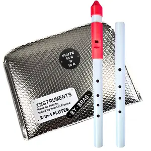 Native American Flute by Instruments by Bras: 2 Flutes in 1, Handcrafted in France!
