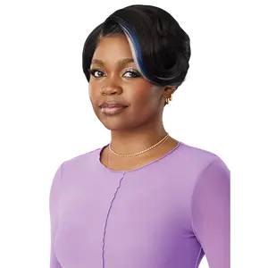 Outre Perfect Hairline Swoop Series Frontal Lace 13"x 4" HD Transparent Lace Front Wig Swoop 12