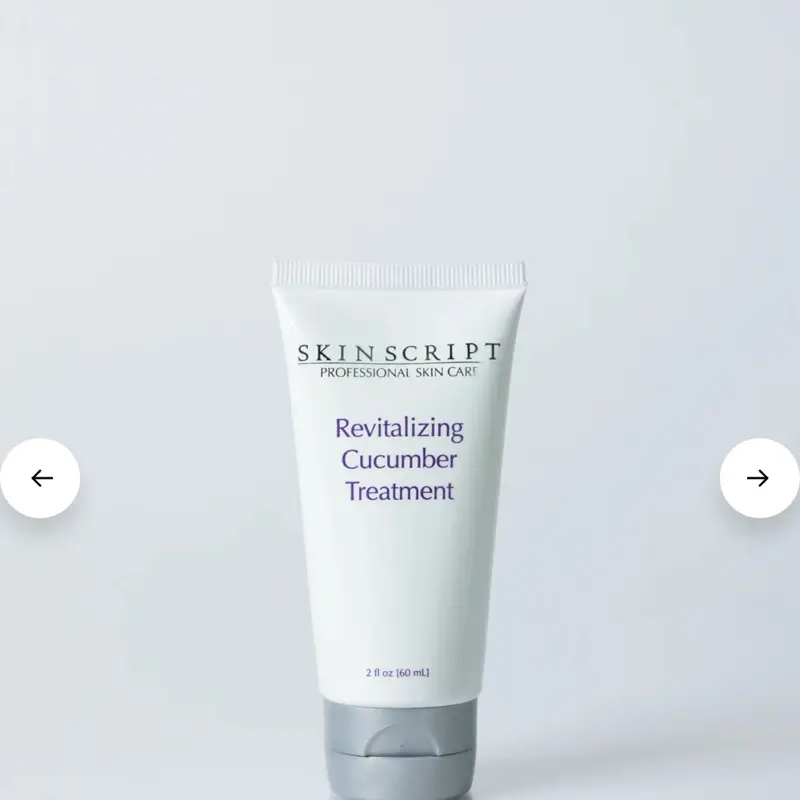 Skin Script Revitalizing Cucumber Treatment - 2 fl oz for Acne Treatment - Professional Skincare