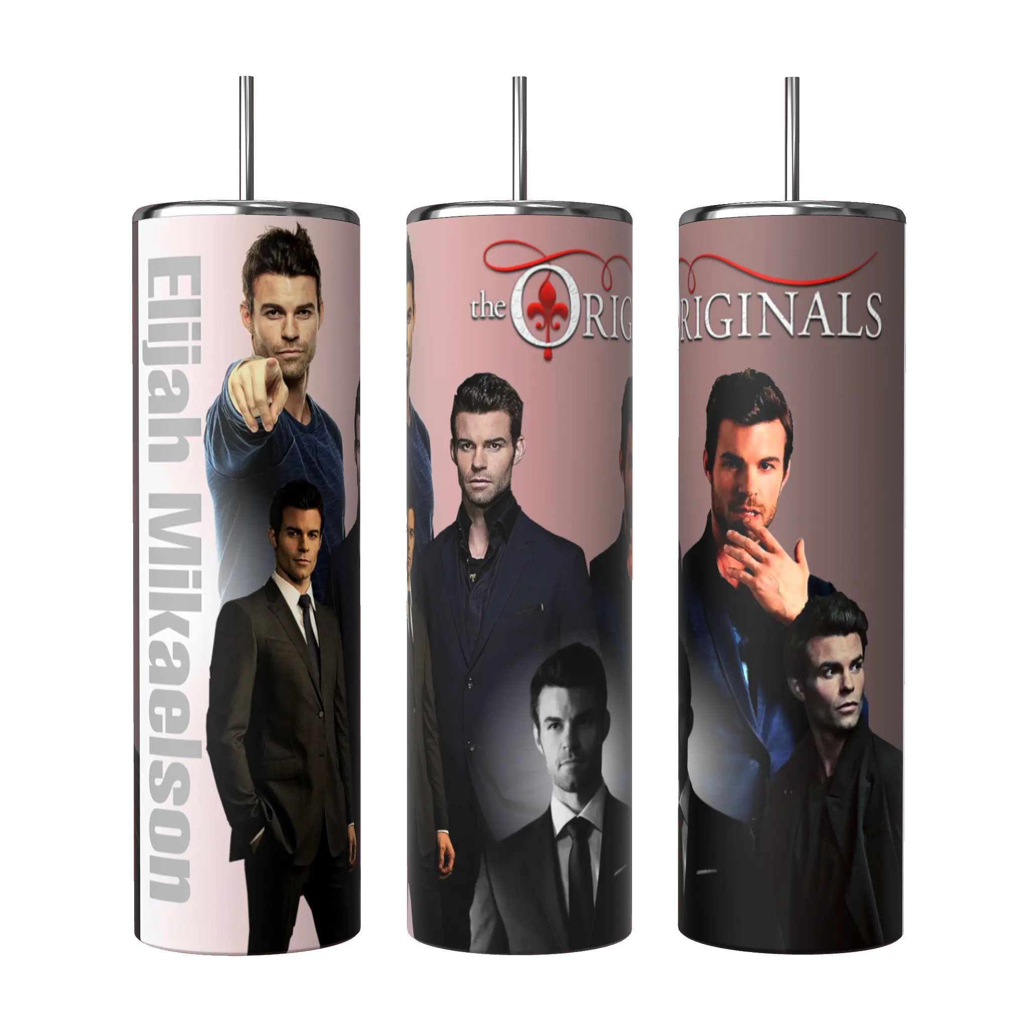 20oz  ELIJAH M. ORIGNAL SUBLIMATED STAINLESS STEEL DOUBLE WALL INSULATED SKINNY TUMBLER Drinkware Portable Washable Reusable