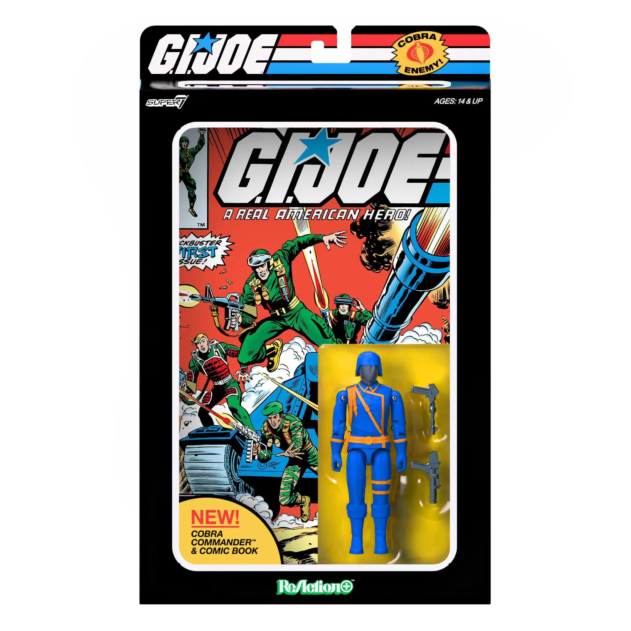 Super7 G.I. Joe ReAction+ Figures - Cobra Commander (Skybound Comic Box Set, Issue #1) Super7 G.I. Joe ReAction+ Figures - Cobra Commander (Skybound Comic Box Set, Issue #1)