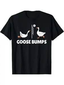 Goose Bumps Volleyball Set Spike Funny T-Shirt