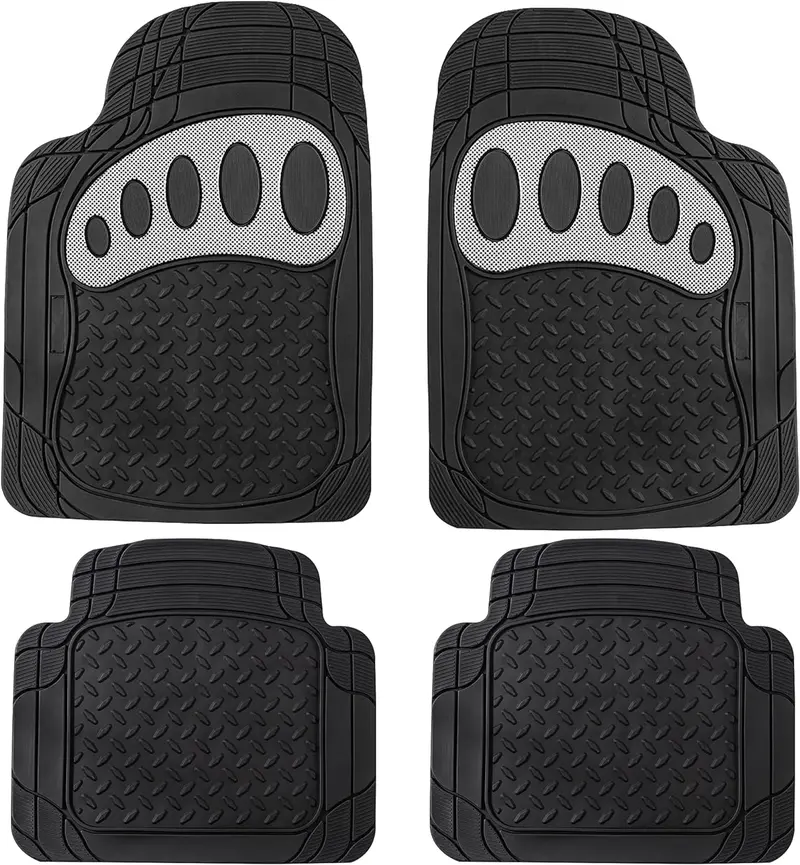 TPE Floor Mats Fit for Honda Accord Sedan&Honda Civic /Sedan Hatchback,Honda CRV/HRV,Honda Pilot, All Weather Waterproof Durable Non-slip Mats, Car Accessories Autos Automotive