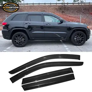 Fits 11-21 Jeep Grand Cherokee WK2 Window Visors Rain Sun Guard Vent 4Pc Set