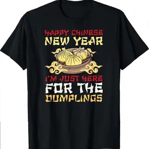 Happy Chinese New Year Men's Top - I'm Just Here For The Dumplings T-shirt