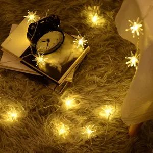 LEONLITE HOLIDAY DECORATION STAR STRING LIGHTS - BATTERY POWERED