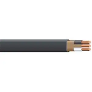 212 MAIN Southwire 6-2NM-WGX125 Building Wire - 125 ft, PVC Jacket, Solid Strands, Type THHN, for Concealed Use & Exposed Wiring, with Rated Voltage Compatibility