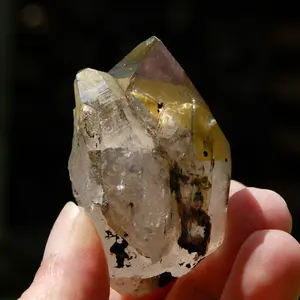2.2in 91g Tantric Twin Smoky Quartz Crystal Cathedral, Akashic Lines, Malawi msq11