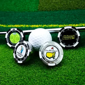 Silvery Color Slope Master Pro Golf Ball Marker, High Precision Reading Aid, Usga Compliant Slope Comp, Ideal Gift for Golfers